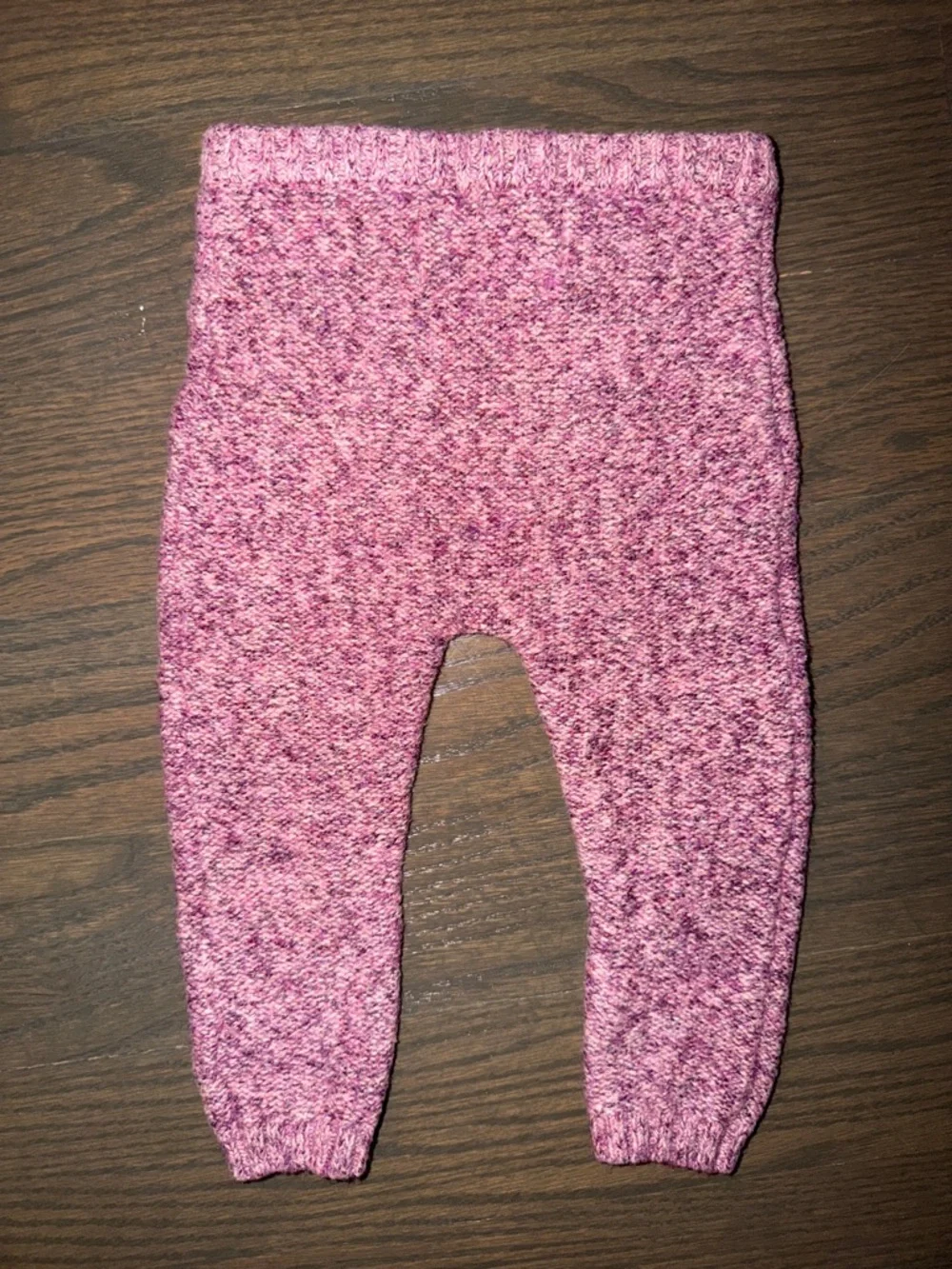 Old Navy Pink Marled Knit Sweater Set | Ruffle | 6-12M